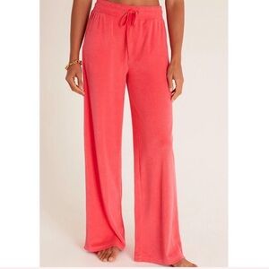Z Supply Resort Pink Wide Leg Drawstring Pants – Small